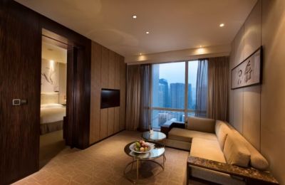 深圳大中华希尔顿酒店豪华套房客房图