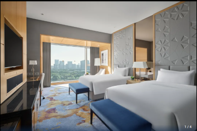 宁波洲际酒店尊享湖景双床房客房图