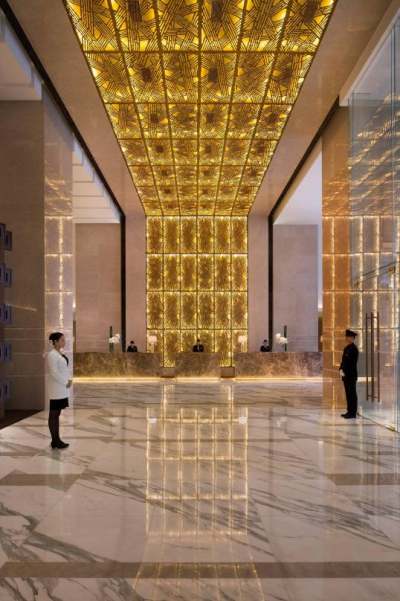 北京粤财JW万豪酒店大堂