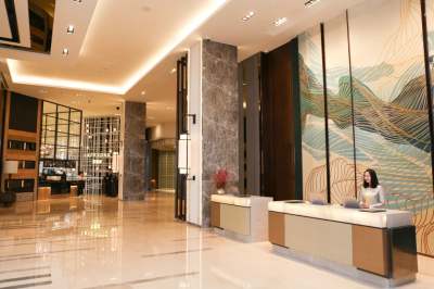 哈尔滨松北香格里拉大酒店大堂