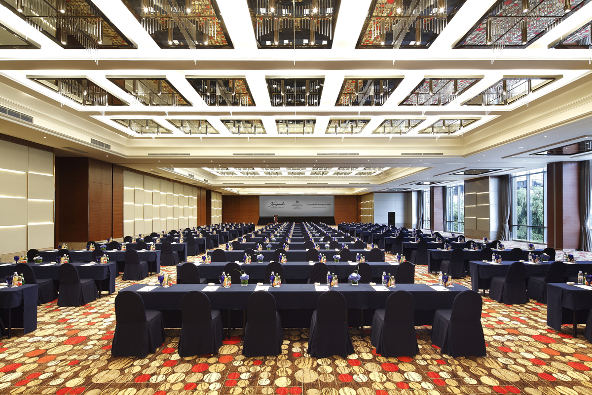 北京燕莎中心凯宾斯基饭店开封厅 + 翡翠大宴会厅 + 北京厅会场图