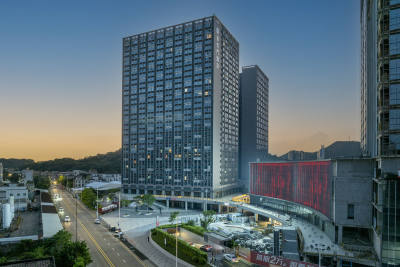 喜悦门酒店大良悦然广场店外观