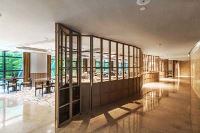 黄山水松石山房酒店大堂