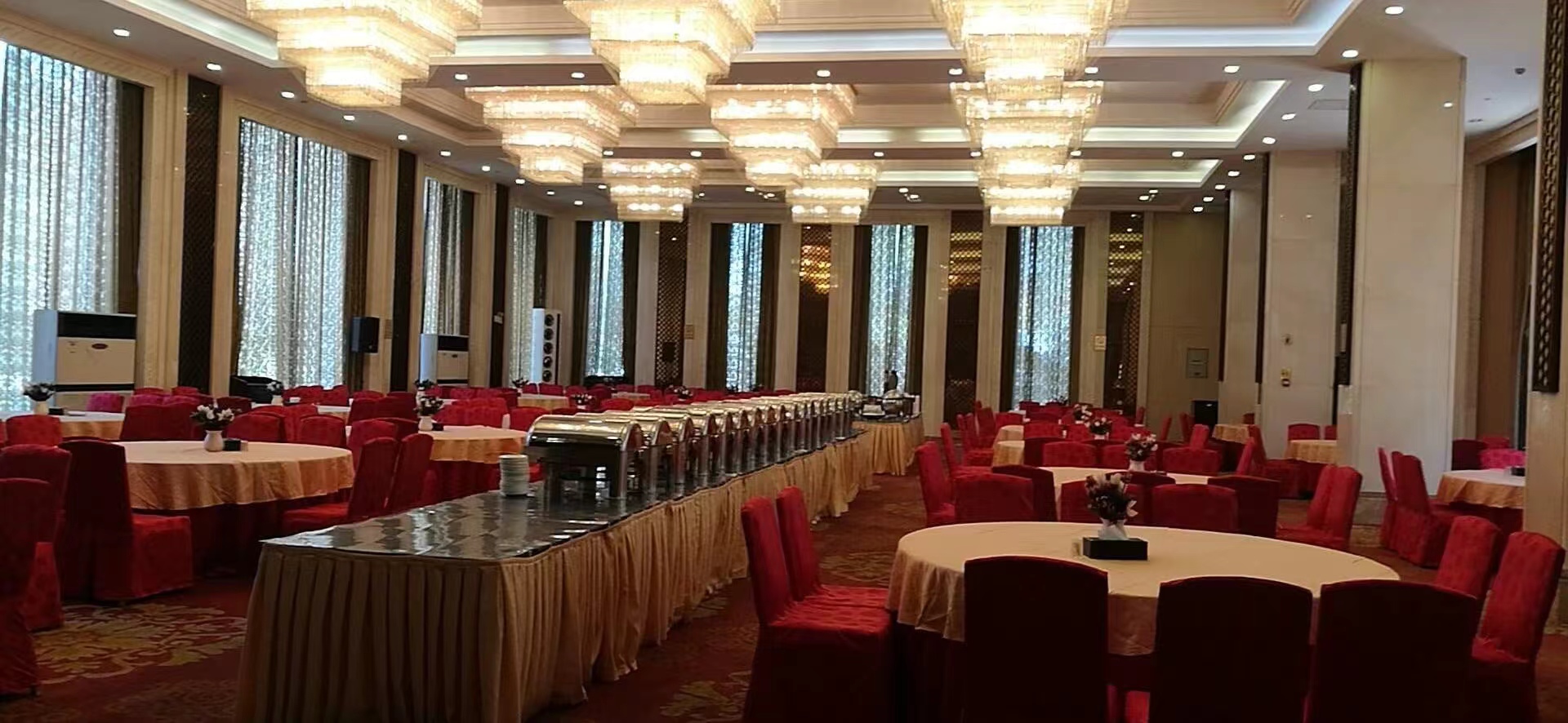 江西省委滨江宾馆迎宾楼一楼滨江厅餐厅图