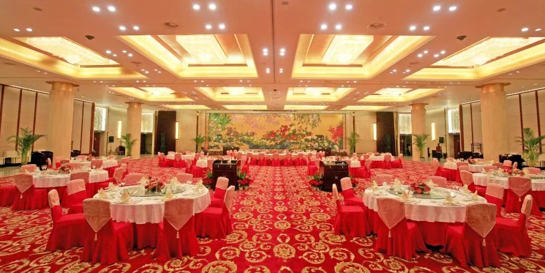 江西省委滨江宾馆滨江大会堂一楼多功能厅餐厅图