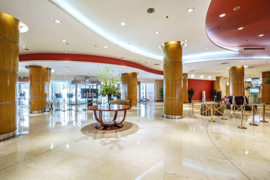 北京新侨饭店大堂