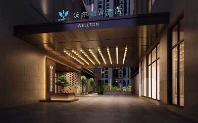 赣州沃尔顿W酒店(达芬奇万象城店)外观