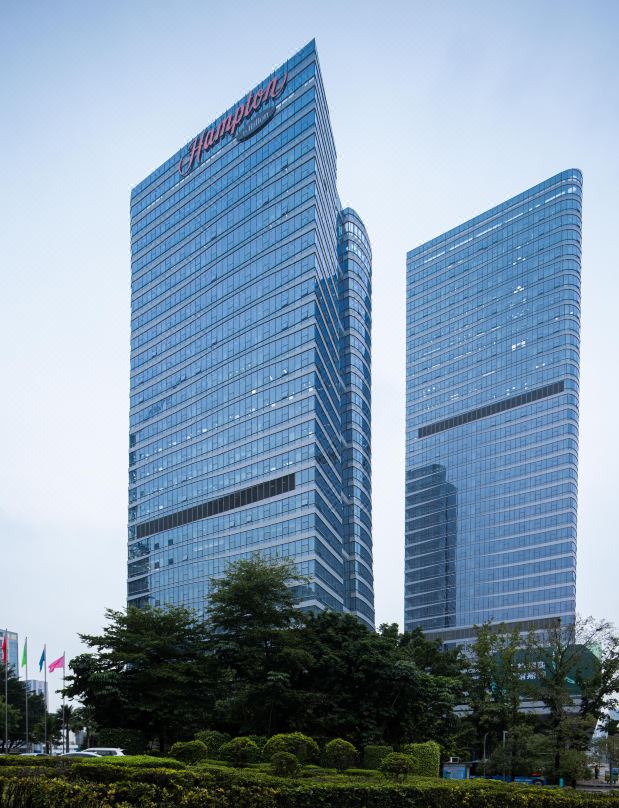深圳南山科技园希尔顿欢朋酒店外观