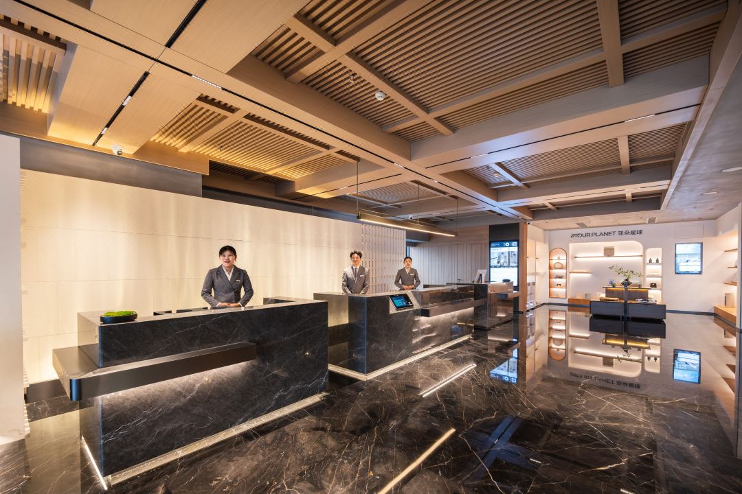 深圳罗湖水贝亚朵S酒店大堂