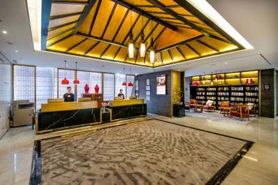 广州北京路天字码头亚朵S酒店大堂