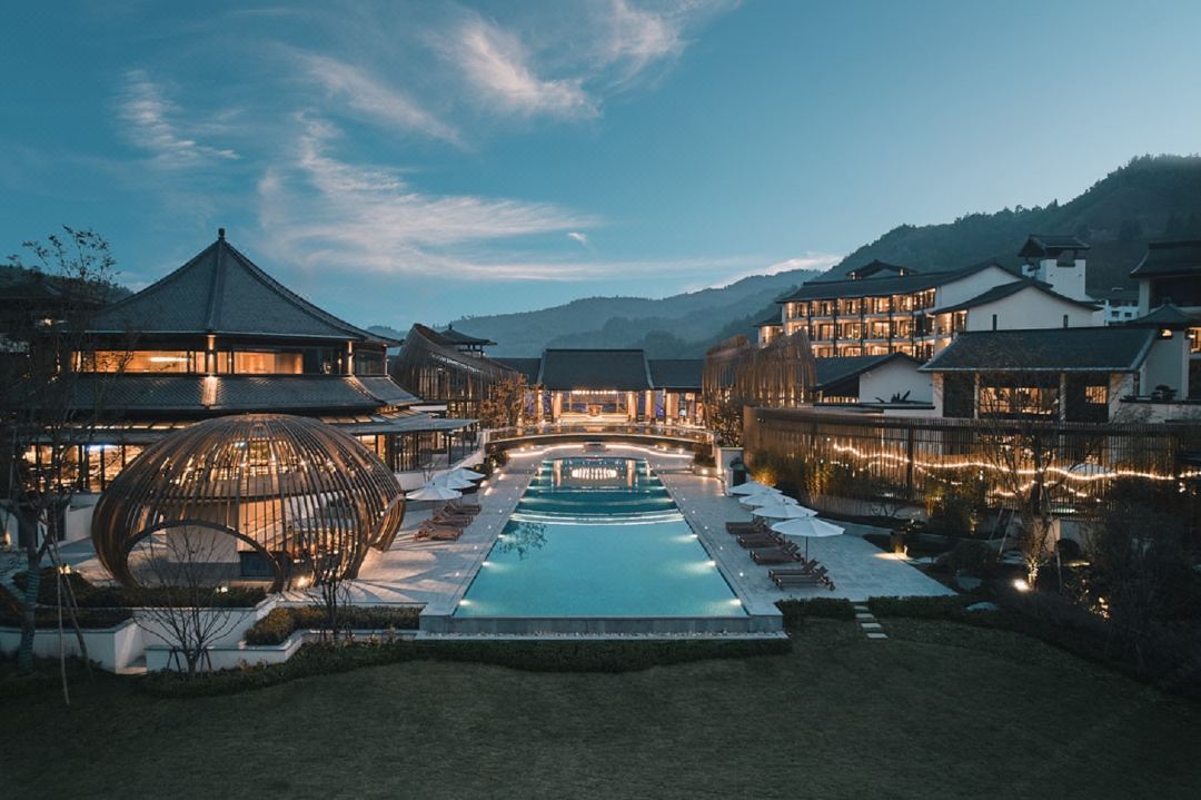天目山都喜天丽酒店外观