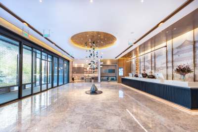 南京中山陵景区启迪大街亚朵酒店大堂