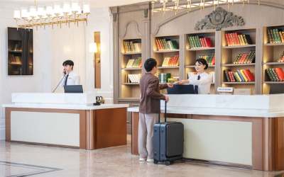 维也纳国际酒店(福州仓山万达洪湾地铁站店)大堂