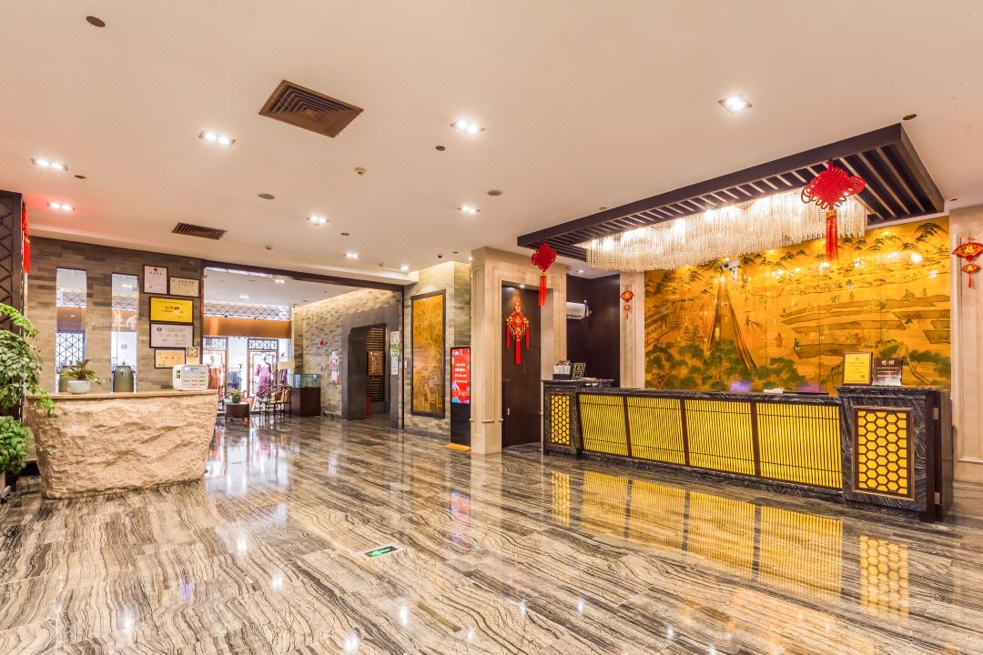 佛山顺德香云纱园林酒店大堂