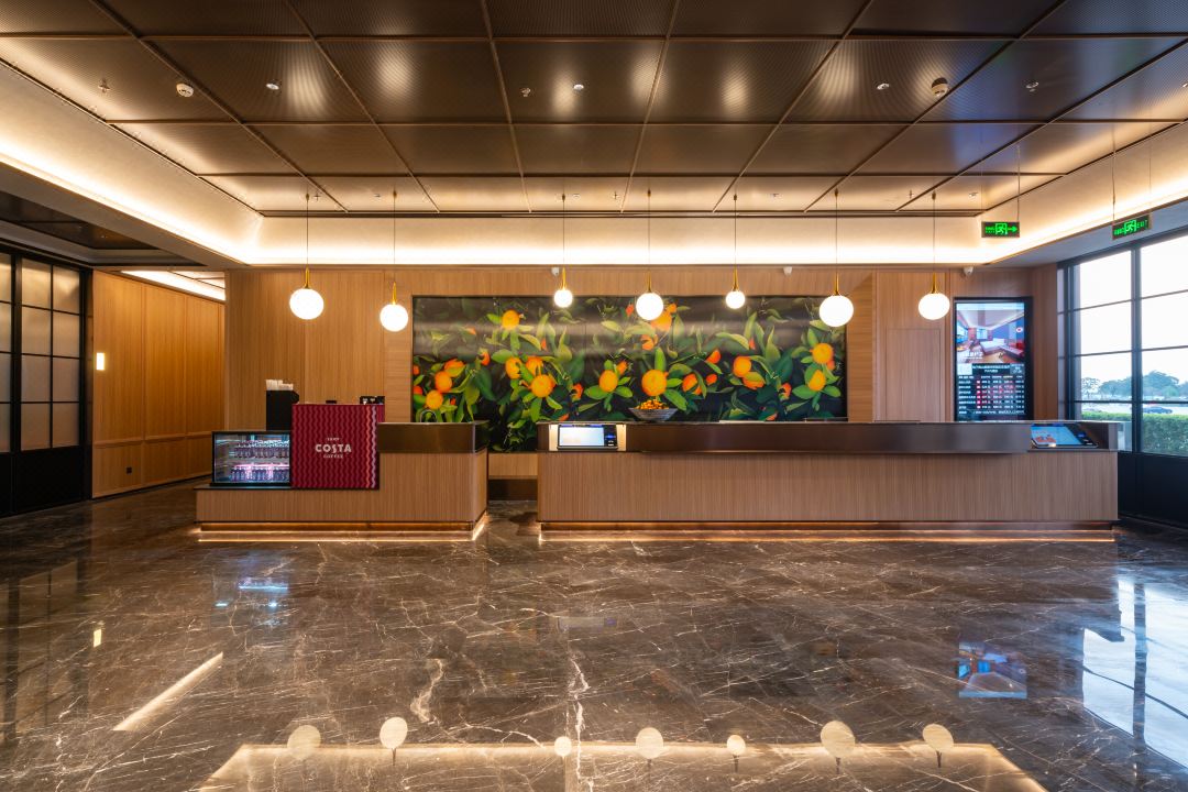 桔子酒店(佛山顺德华侨城欢乐海岸PLUS店)大堂