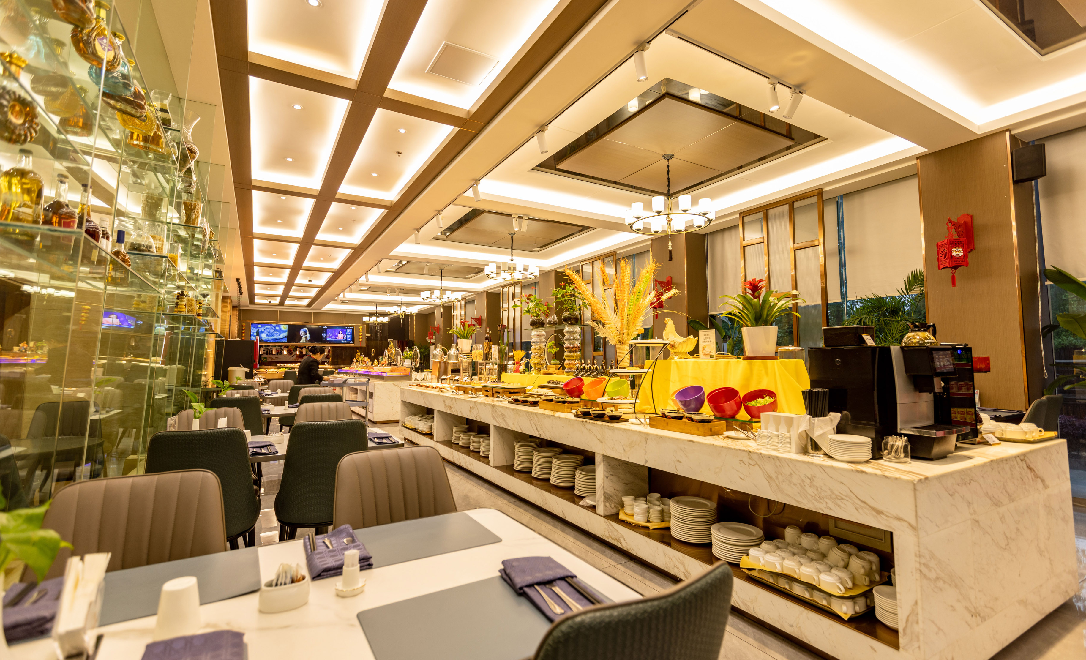 皖西宾馆亚马逊自助餐厅餐厅图