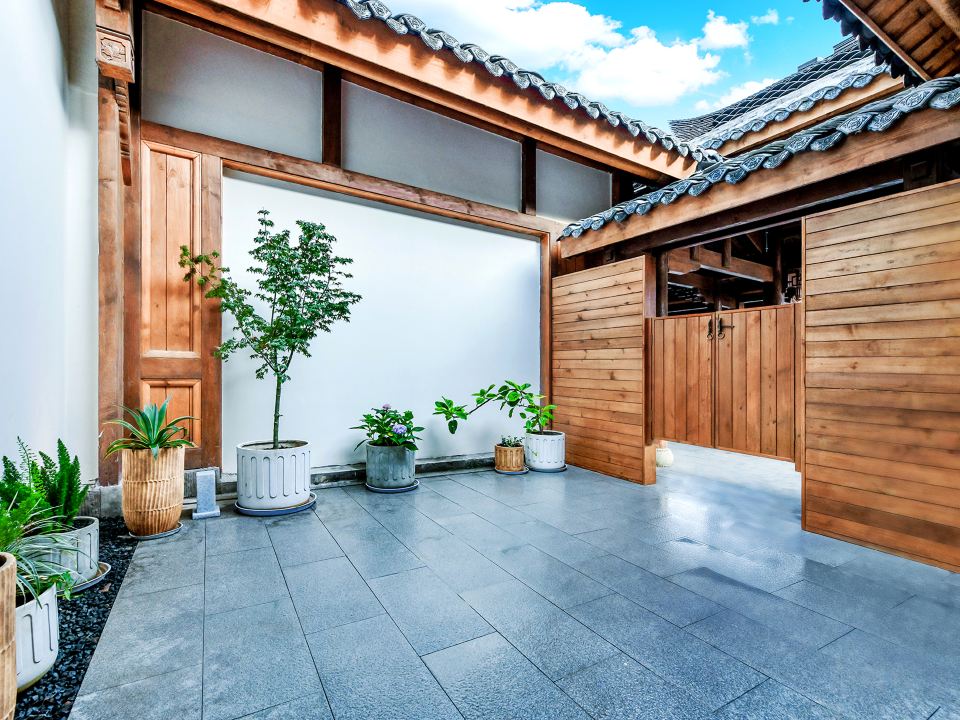岄隐·重庆院子乐隐·庭院娱乐双床房客房图
