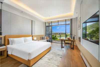 景德镇开元名庭大酒店豪华湖景大床房客房图