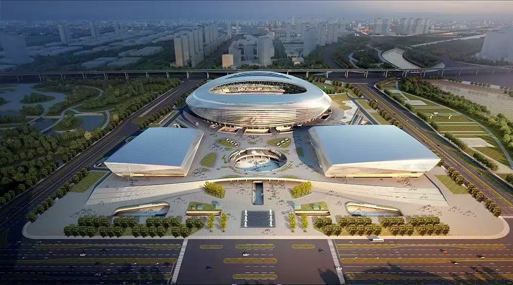 郑地奥体建国饭店外观