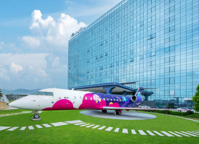 广州美华航空主题酒店外观