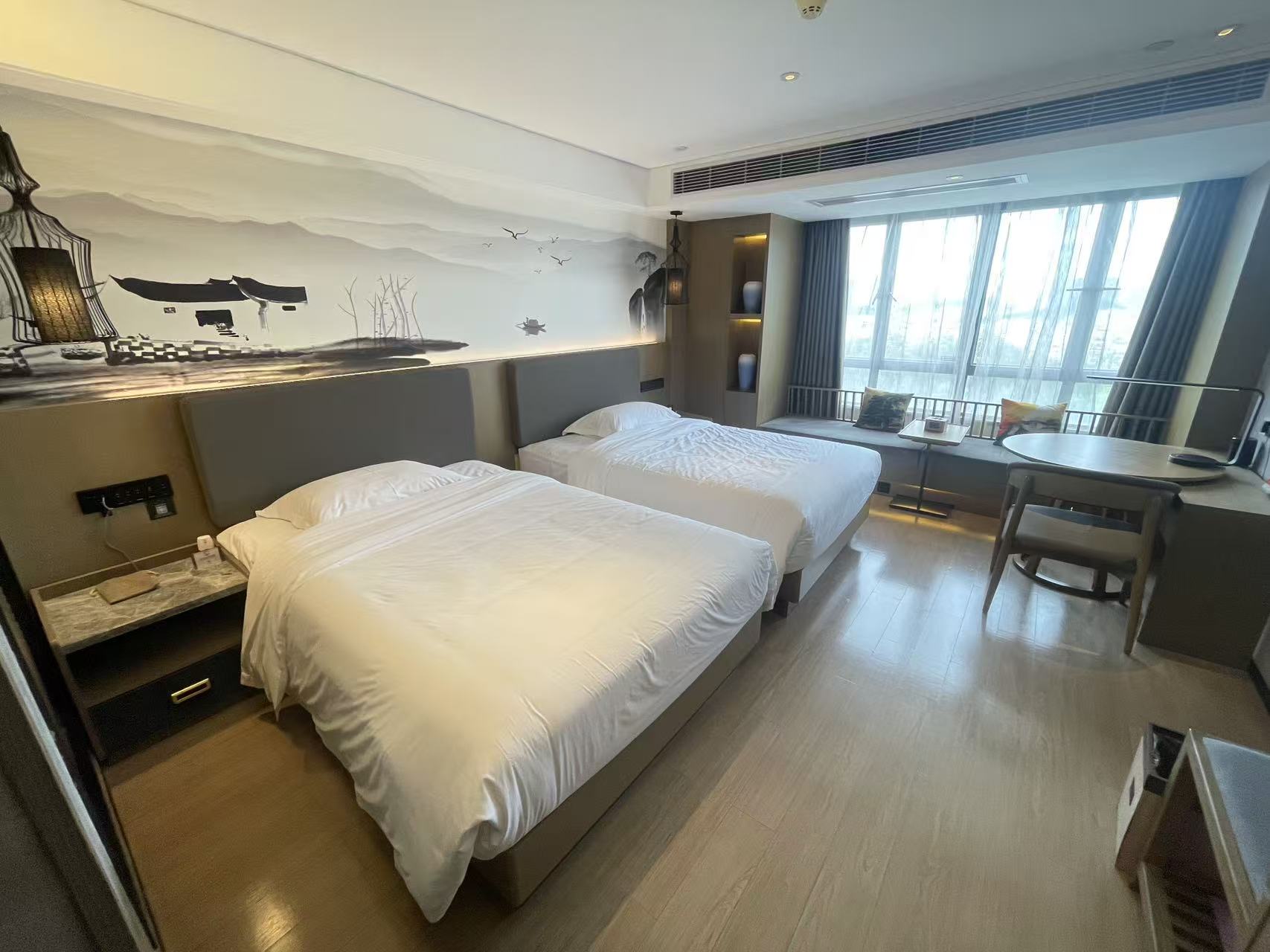 美豪丽致酒店（广州鱼珠城和贵广场店）如雅双床房客房图