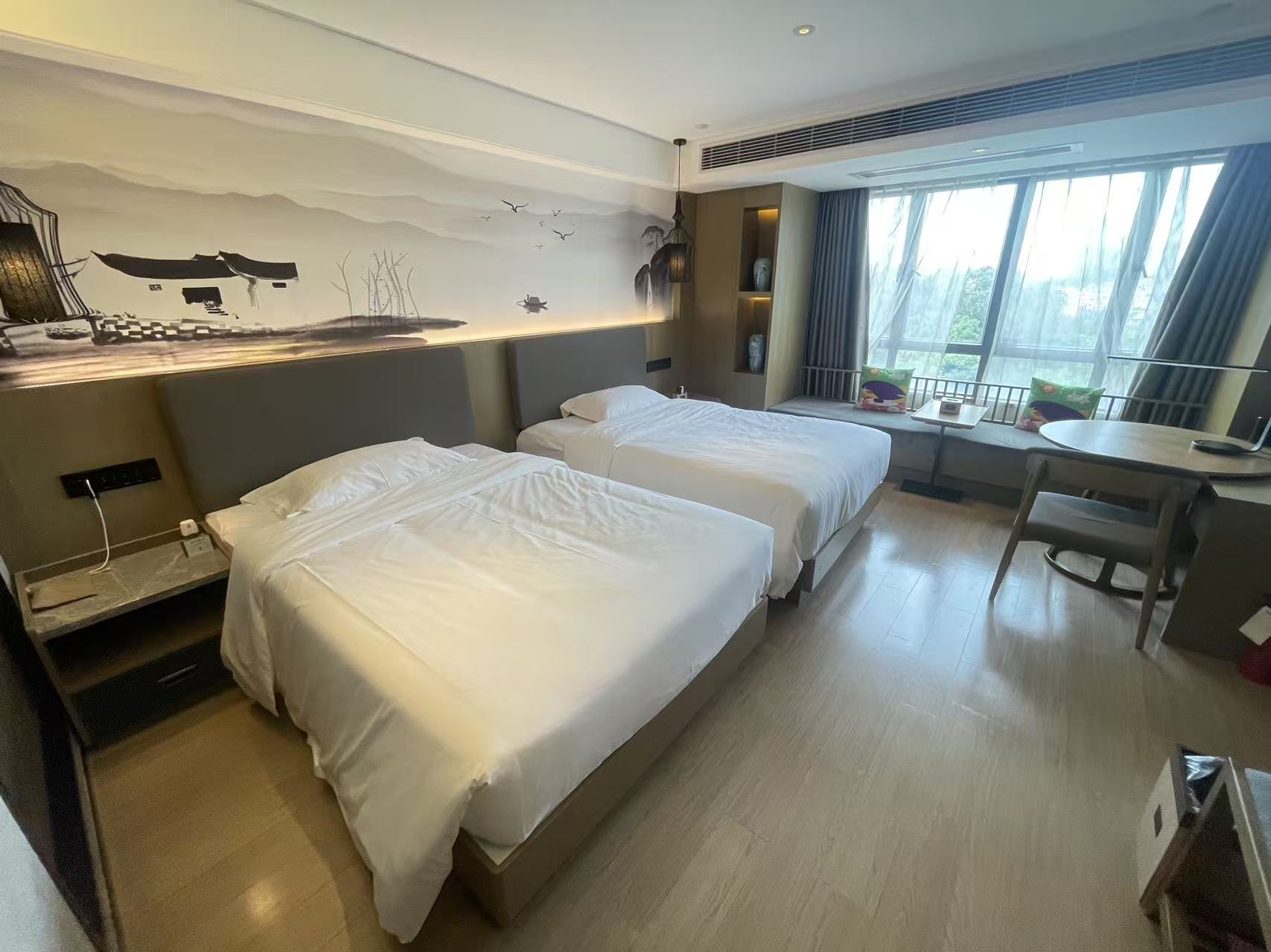 美豪丽致酒店（广州鱼珠城和贵广场店）飞儿萌亲子双床床客房图