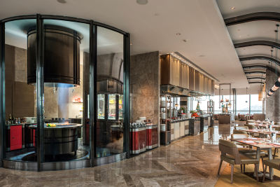 济南绿发希尔顿酒店及公寓自助餐厅餐厅图